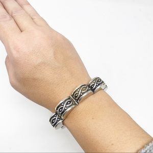 Los Castillo Dome Taxco sterling bracelet #210